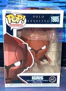 Funko Solo Leveling Igris #1985 Metallic Chase + Protector (caja abierta arrugada) - Imagen 1 de 15