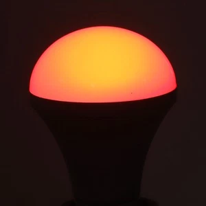 E27RGB Bulb Light 60W Bulb LED Full-color Stamped Aluminum Bulb Light RGB Remote - Picture 1 of 24