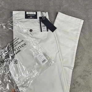 Vineyard Vines Breaker Pant Mens 32x30 White Cap Classic Chino Pants New $98 - Picture 1 of 13