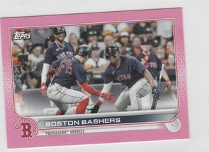 Mini béisbol 2022 Topps #630 Boston Bashers rosa 01/25 Medias Rojas Devers Hernández - Imagen 1 de 1