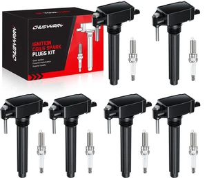 6 Ignition Coil & 6 Spark Plug For 2011-19 Dodge Jeep Ram VW Chrysler 3.6L UF648 - Picture 1 of 10