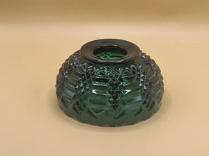Vintage LE Smith Aqua Glas Fee Lampenschirm 6" - seltener Ersatz - Bild 1 von 10