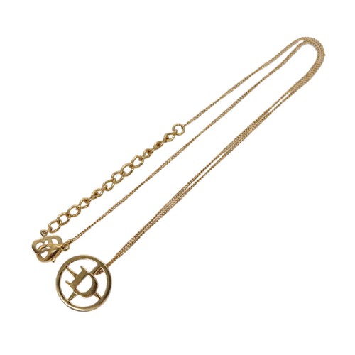 Collana Dior Cd Metallo Oro Gioielli Autentica