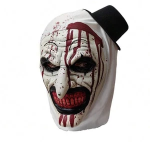 Scary Terrifier 3 Cosplay Mask Halloween Art The Clown Bloody Latex Soft - Picture 1 of 5
