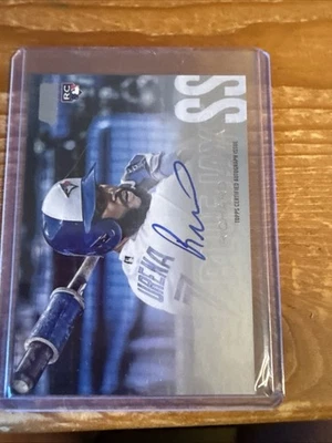 richard urena 2018 topps stadium club auto - Image 1 of 2