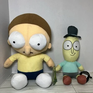 Rick and Morty Plüsch-Set Morty Smith & Mr. Poopybutthole Erwachsene Schwimmen 2 Stck. Neu mit Etikett - Bild 1 von 12