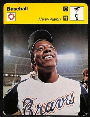 1977 Sportscaster #316 Hank Aaron HOF Henry Series 3 quase perfeito D94450 - Imagem 1 de 2