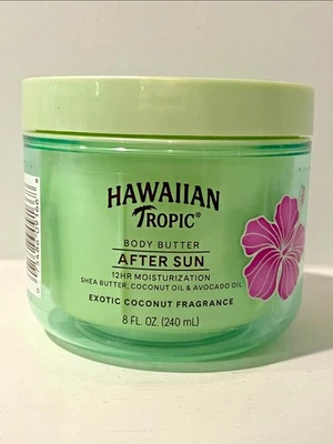 Manteca corporal Hawaiian Tropic After Sun con aceite de coco y aguacate, 8 FL OZ NUEVA Foto 1 de 4