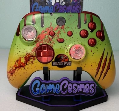 Jurassic Park - LED RGB - Mando Inalámbrico Personalizado para Xbox o PC Foto 1 de 4