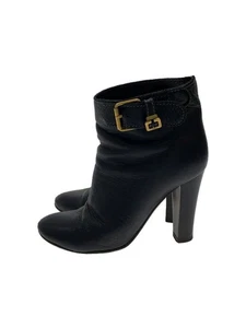 Chloe short boots belted 37.5 black leather Used - Picture 1 of 5