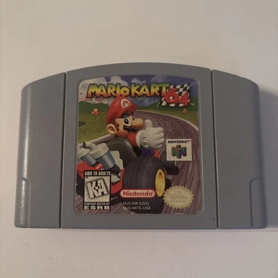 Mario Kart Nintendo 64 Autentico Pulito Testato Retrò N64 Racing Super Divertente! - Immagine 1 di 4