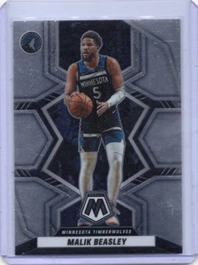 2021-22 Panini Mosaic - Malik Beasley #143 Minnesota Timberwolves - Picture 1 of 2
