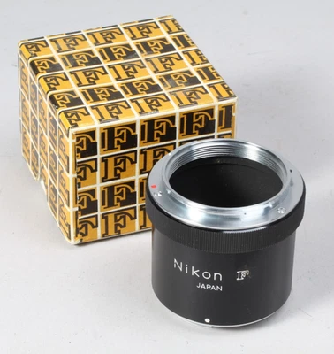 ANILLO ADAPTADOR NIKON F BR1 MACRO BELOWS PARA LENTE DE FUELLE 135 MM MONTAJE RF A MONTAJE F Foto 1 de 4