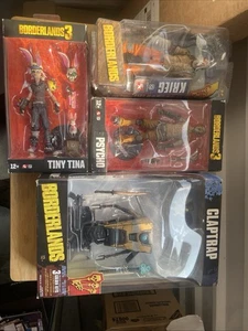 Borderlands Menge 4 Stck. Tina Kreig Claptrap Psycho Actionfiguren Ist-Zustand - Bild 1 von 5