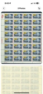 US C76 First Man on the Moon, Complete Sheet/32,  Mint NH, Issued In 1969 - Picture 1 of 1