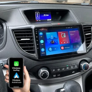 10" PARA HONDA CRV 12-2016 RADIO ESTÉREO COCHE GPS NAVEGACIÓN BT APPLE CARPLAY ANDROID 12 - Imagen 1 de 12