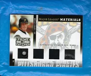 BRIAN GILES 2005 PRIME PATCHES MAJOR LEAGUE MATERIALS QUAD GU HAT SHOE GLOVE ! - Picture 1 of 1