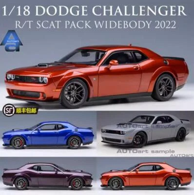 AUTOart 1/18 Dodge Challenger R/T SCAT PACK WIDEBODY 2022 Diecast Model Car - Photo 1/4