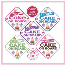 Torta standard a bordo auto segno-non Personalizzato