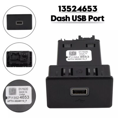 Dash Puerto USB Tipo A 13524653 para Chevy Silverado Sierra 2019-2023 - Imagen 1 de 4