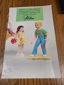 Wilton Gum Paste Molds, Man, Women, Children, Cake Decorating, 1977 Full Set - Picture 1 of 9