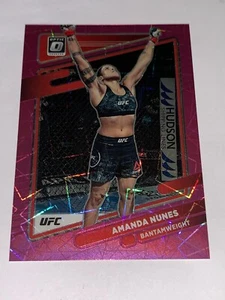 2022 Panini Donruss Optic UFC Amanda Nunes 10/79 Pink Velocity Prizm Holo SSP - Bild 1 von 2