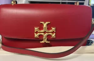Tory Burch Small Eleanor Rectangular Bag Tory Red - Picture 1 of 10