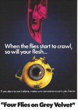 BREYGENT CLASSIC VINTAGE SCi FI HORROR POSTER 2010 TRADING CARD 4 FLIES VELVET