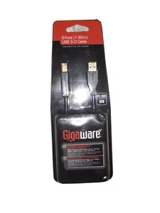 Gigaware Gold-Plated 6-Ft. USB 3.0 Cable No. 260-1524 - Picture 1 of 2