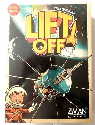 Lift Off  The Space Race Boardgame Z-Man Games New in Shrink - Image 1 of 4