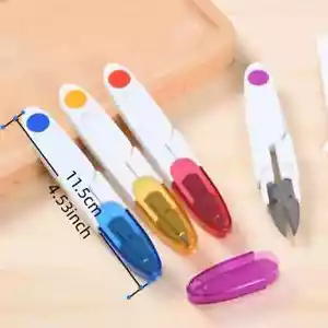 Thread Small Scissors Cross-stitch Scissors Cut Thread Fabric, U Shaped Portable - Picture 1 of 5