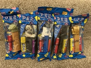 Vintage PEZ Star Wars Süßigkeitenspender. Darth Maul C3PO R2D2 Yoda. Neu Versiegelt - Bild 1 von 6