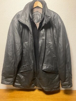 Warme Lederjacke CANDA Echtes Leder Gr. 52 schwarz - Bild 1 von 4