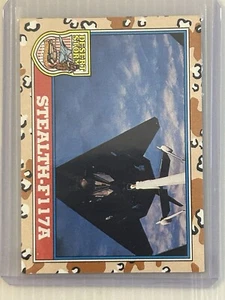 #119 Stealth-F117A 1991 Topps Desert Storm Series 2 - Picture 1 of 2