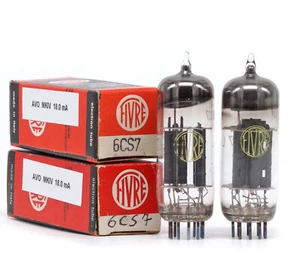 MATCHED PAIR 6CS7 FIVRE NOS ITALY Tube Lampe 真空管 电子管 Valve 진공관 Valvula Valvola - Picture 1 of 2