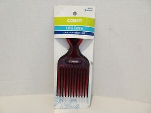 Conair Lift & Define Hair Pick Combs Assorted Colors 2 Count 2013 NEW #93601W