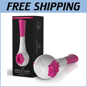 Entrenador de respiración suave de 5 minutos con resistencia ajustable - Edición rosa - Imagen 1 de 7