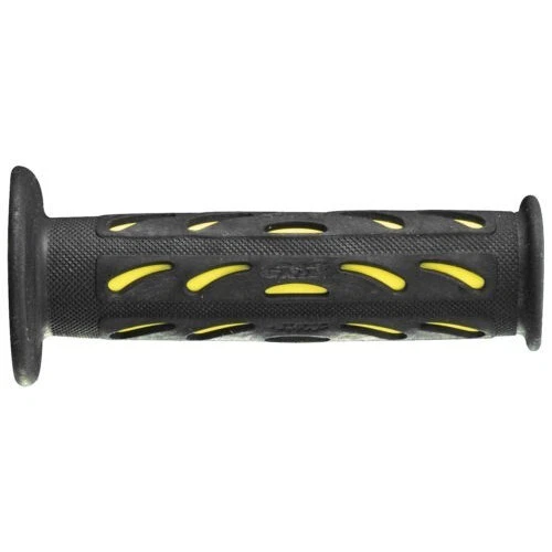 FOR YAMAHA / SUZUKI DR600 / FZ6 600 FAZER SUPERBIKE GRIPS YELLOW / BLACK 724 - Image 1 of 1