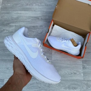 Nike Revolution 6 NN Running Training Gym Trainers - White [UK12] DC3728-102 - Picture 1 of 8