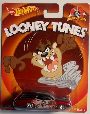 2013 Hot Wheels Real Riders LOONEY TUNES Тасманский ДЬЯВОЛ 71 PLYMOUTH SATELLITE - Изображение 1 из 2