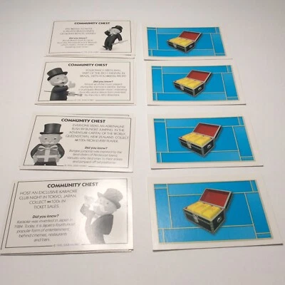 15 Monopoly Here & Now World Edition Community Chest Cards Replacement Pieces - Image 1 of 3