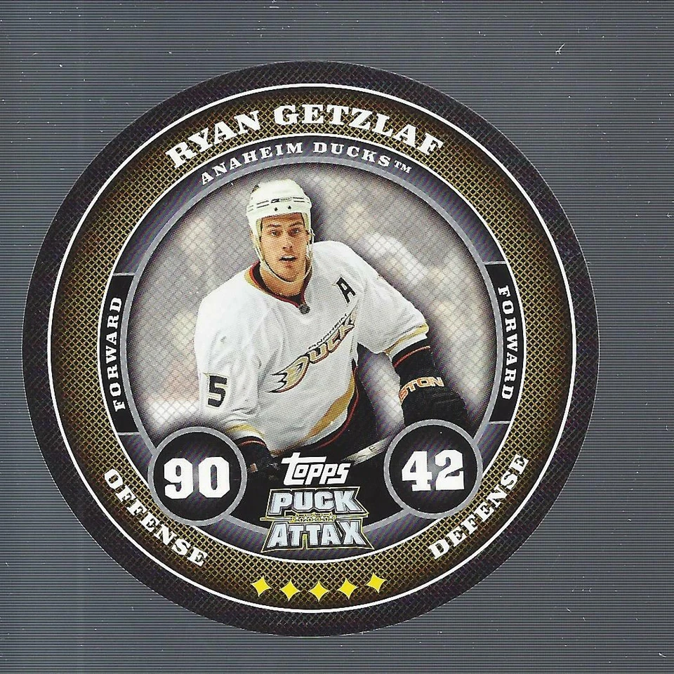2009-10 Topps Puck Attax Hockey Card Pick - Image 1 of 1