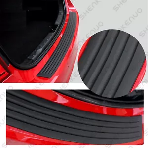 Protector de goma para parachoques trasero de coche tira de moldura protector de umbral de maletero cubierta de almohadilla antiarañazos - Imagen 1 de 12