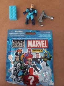 2012 Marvel Mega Bloks Series 3 Blind Bag Mr. Fantastic 2” Figure - Picture 1 of 3