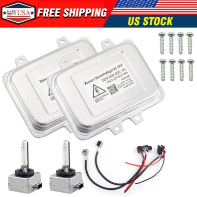 2 For 2007-2013 Cadillac Escalade Xenon HID Headlight Ballast &Bulb D1S &Igniter - Image 1 of 4