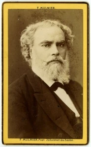 CDV circa 1880 Ferdinand Mulnier. Le peintre Alexandre Cabanel. Montpellier. - Picture 1 of 2
