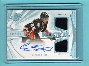 2013 SPx Rookie Autograph Jesery EMERSON ETEM no.189 ducks #030/499 - Picture 1 of 1