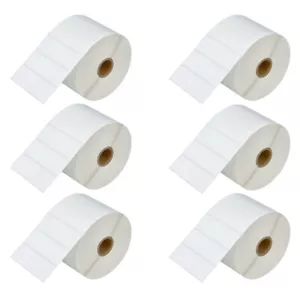 6 ROLLOS Etiquetas Térmicas Escritor Envío Papel Etiquetas 3"X1" Para Zebra LP2443 GC420T - Imagen 1 de 24