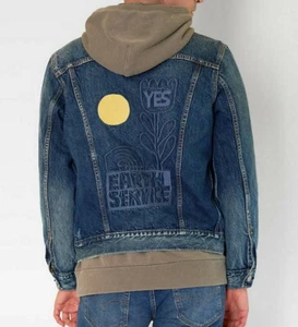 Chaqueta de camionero de mezclilla para hombre Levi's Wellthread Collection x Nathaniel Russel L - Imagen 1 de 10