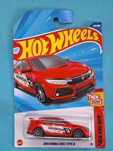 2018 Honda Civic Type R 123 🔥 1:64 Hot wheels 2024 Then And Now - Picture 1 of 2